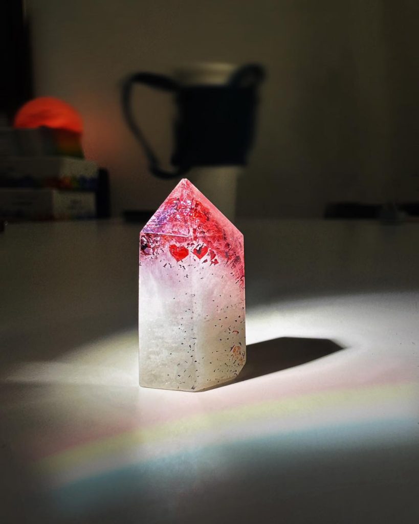 台北水晶工作室 爾樂水晶 金草莓